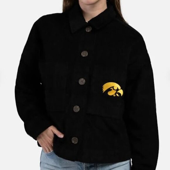 University of Iowa Hawkeyes Hype and Vice Corduroy Jacket - Picture 1 of 5